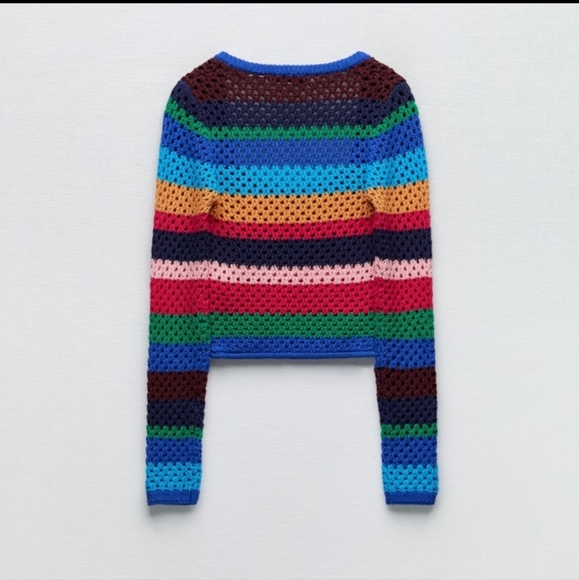 Zara Striped knit sweater - Picture 9 of 14